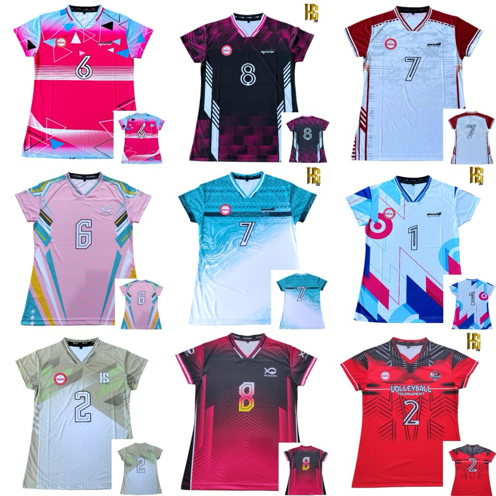 JERSEY VOLI WANITA FULL PRINTING KAOS VOLLY CEWE