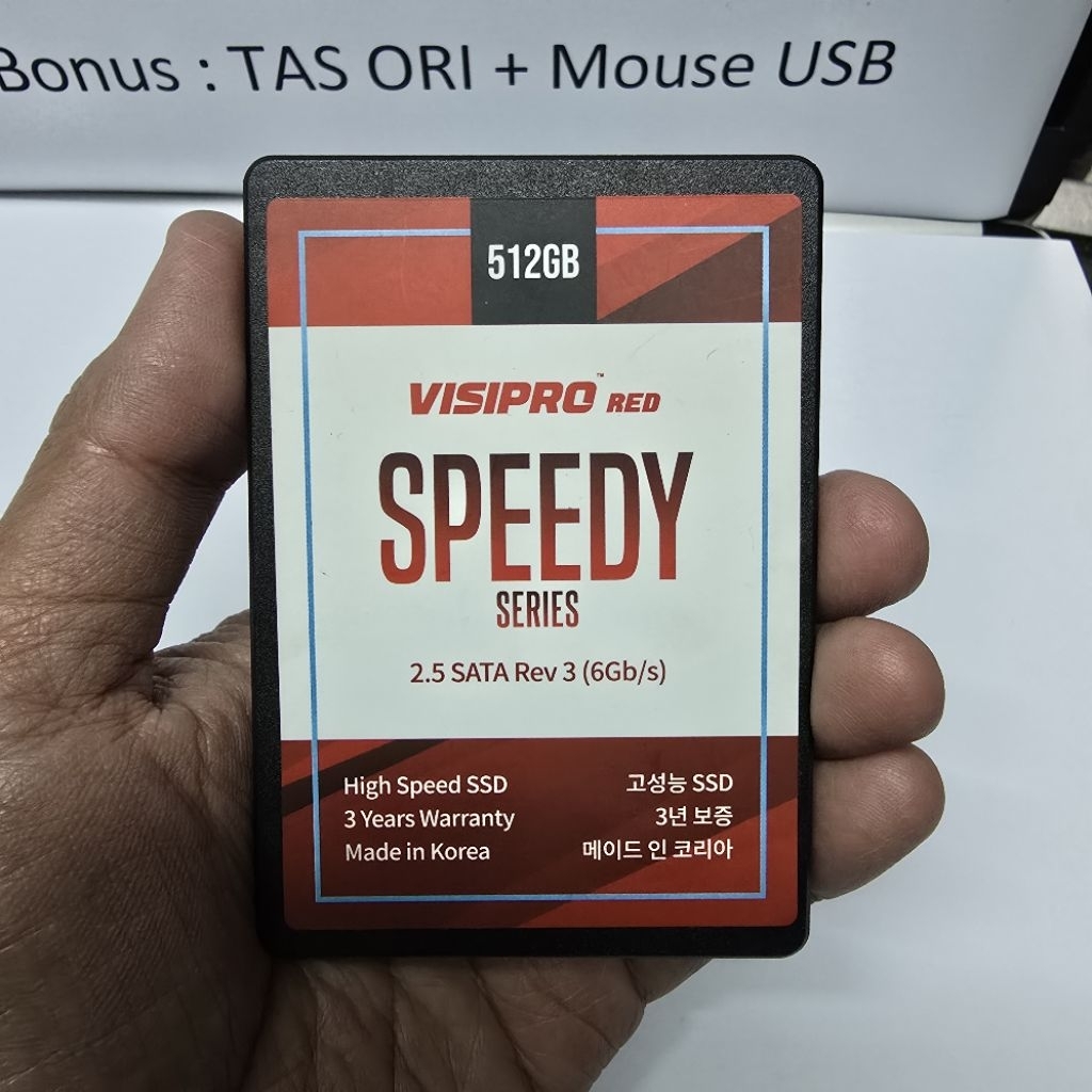 SSD SATA 512GB VISIPRO RED
