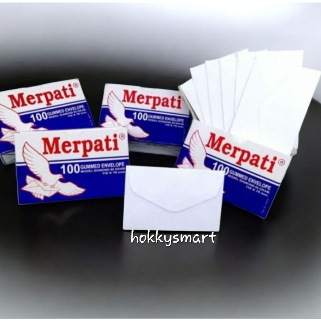 Amplop Merpati - Amplop Putih Polos Merpati