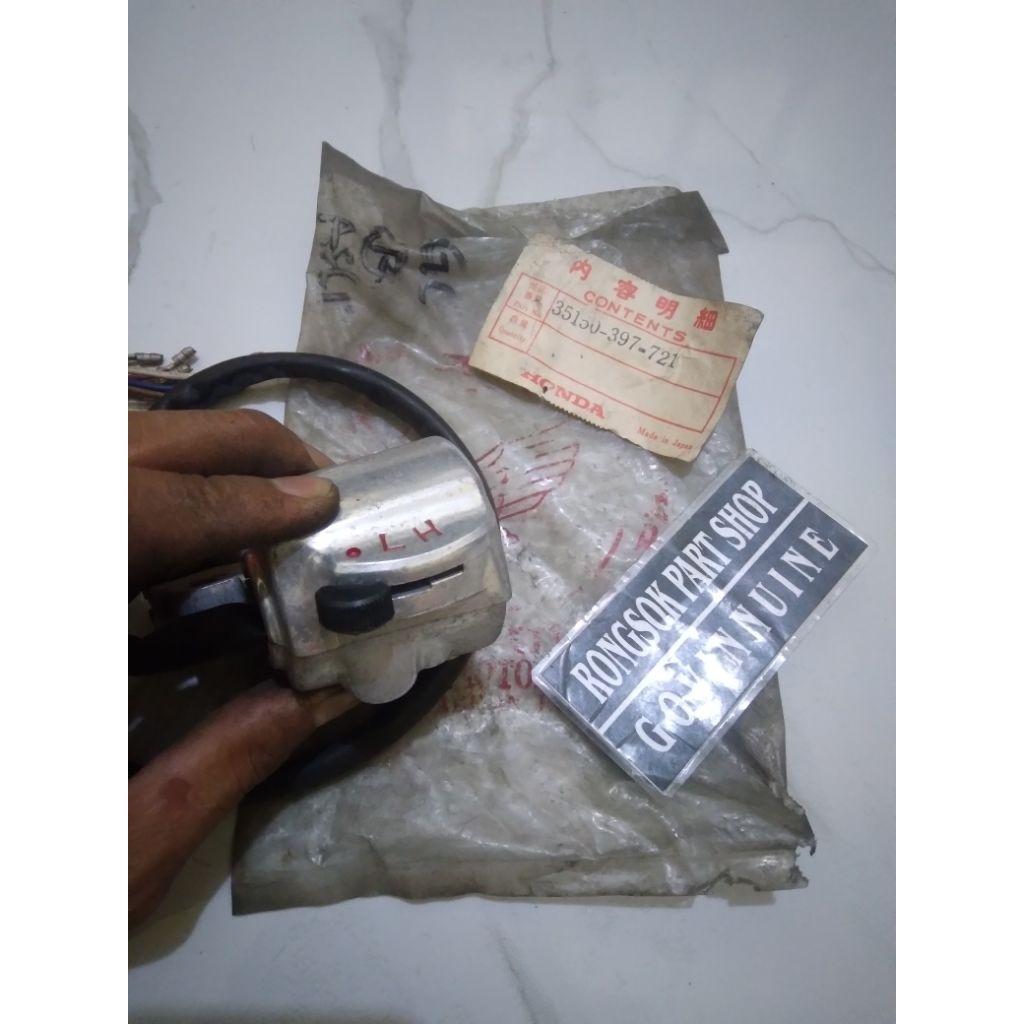 holder saklar kanan honda gl100 gl125 cb100 cb125 gl cb 100 125 ori asli nos japan