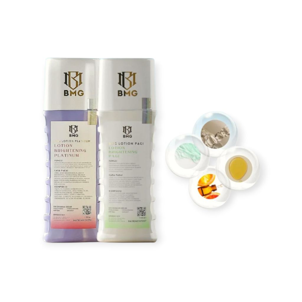 BMG LOTION WHITENING UNGU DAN PUTIH ORIGINAL BPOM