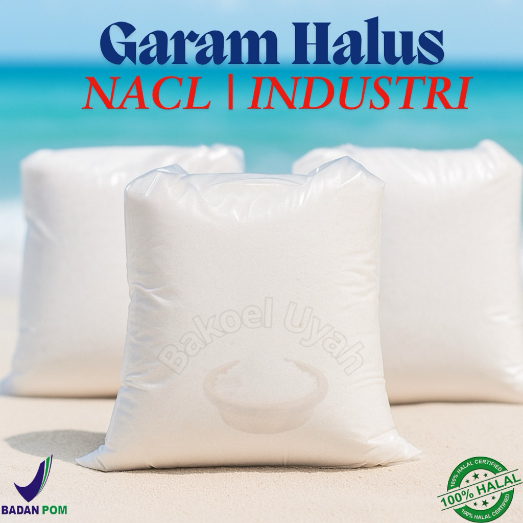 Garam Halus - Garam Industri - Garam Nacl 1 Kg