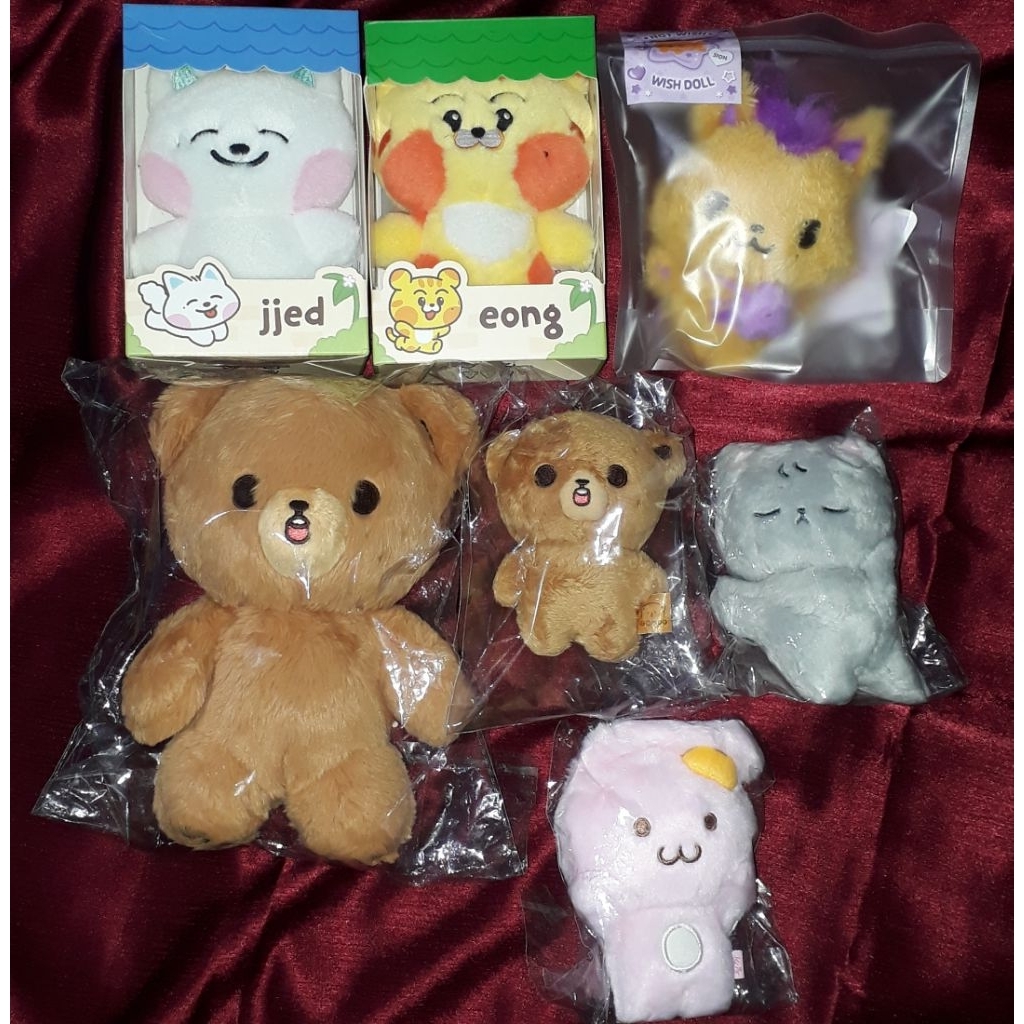 [READY STOCK] Official Gomdo Lee 10 cm 20 cm Doll Dreamiez Jeno Jjed Mark Eong Linefriends Sion Sion