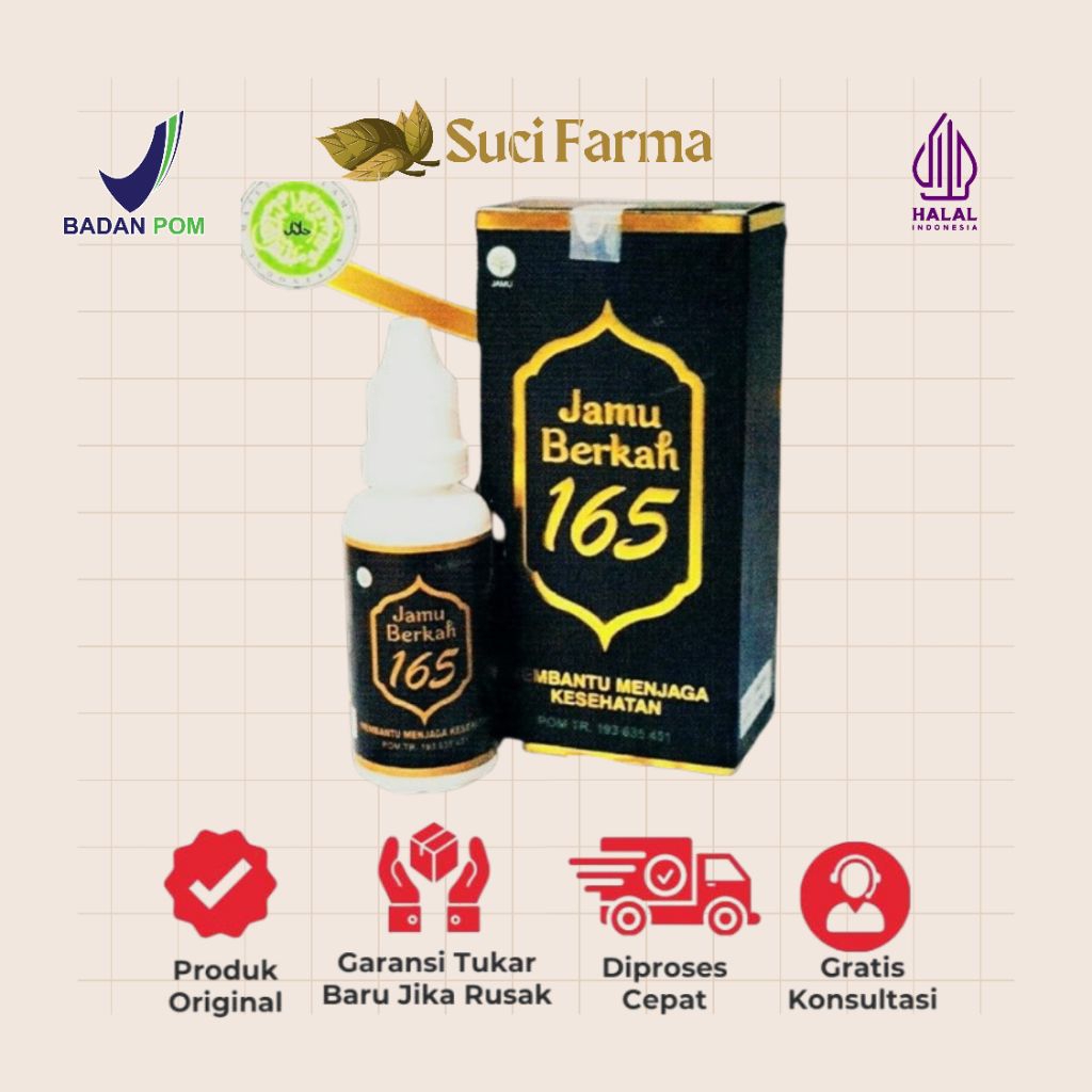 Promo Jamu Berkah 165 Tetes Praktis Original