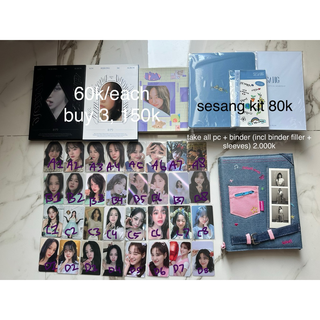 PHOTOCARD OFFICIAL KIM SEJEONG