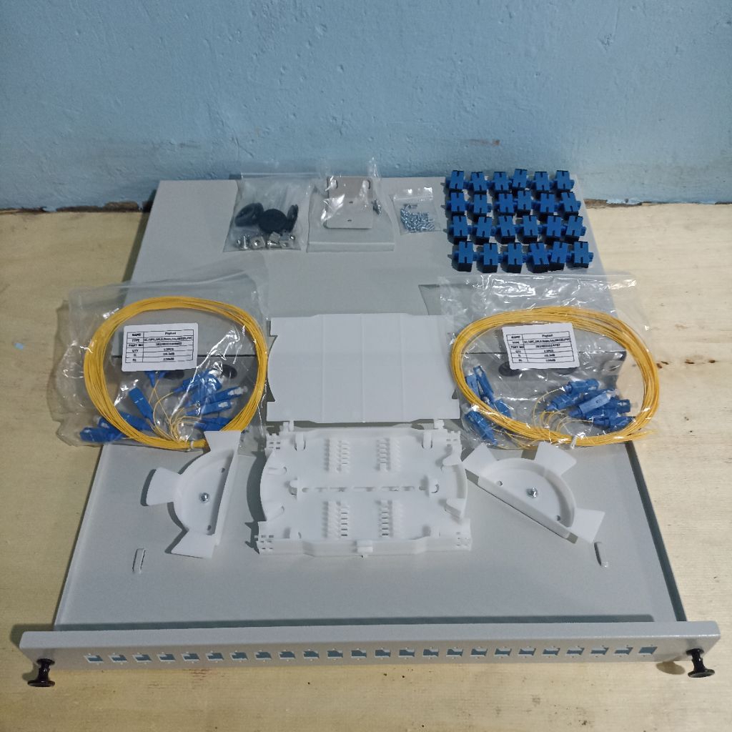 otb 24 core lengkap pigtail sc upc / otb 24 core / otb 24 core lengkap