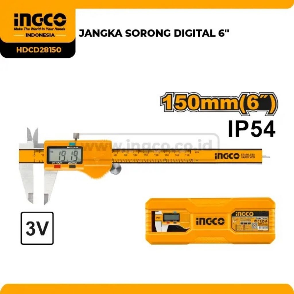 INGCO SIGMAT / JANGKA SORONG DIGITAL 6INCH INGCO
