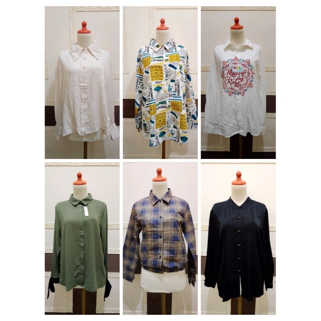 Kemeja / Kemeja Slimfit / Kemeja Wanita / Atasan Wanita
