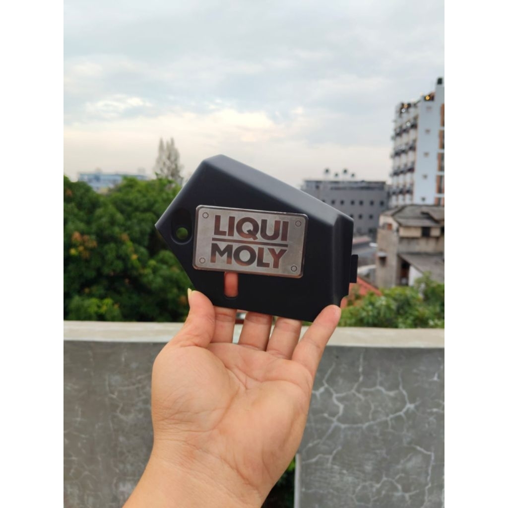 COVER RESERVOIR PNP HUGGER VARIO OLD NEW 125-150 TUTUP RESERVOIR HUGGER VARIO PLUS EMBLEM STANLISS