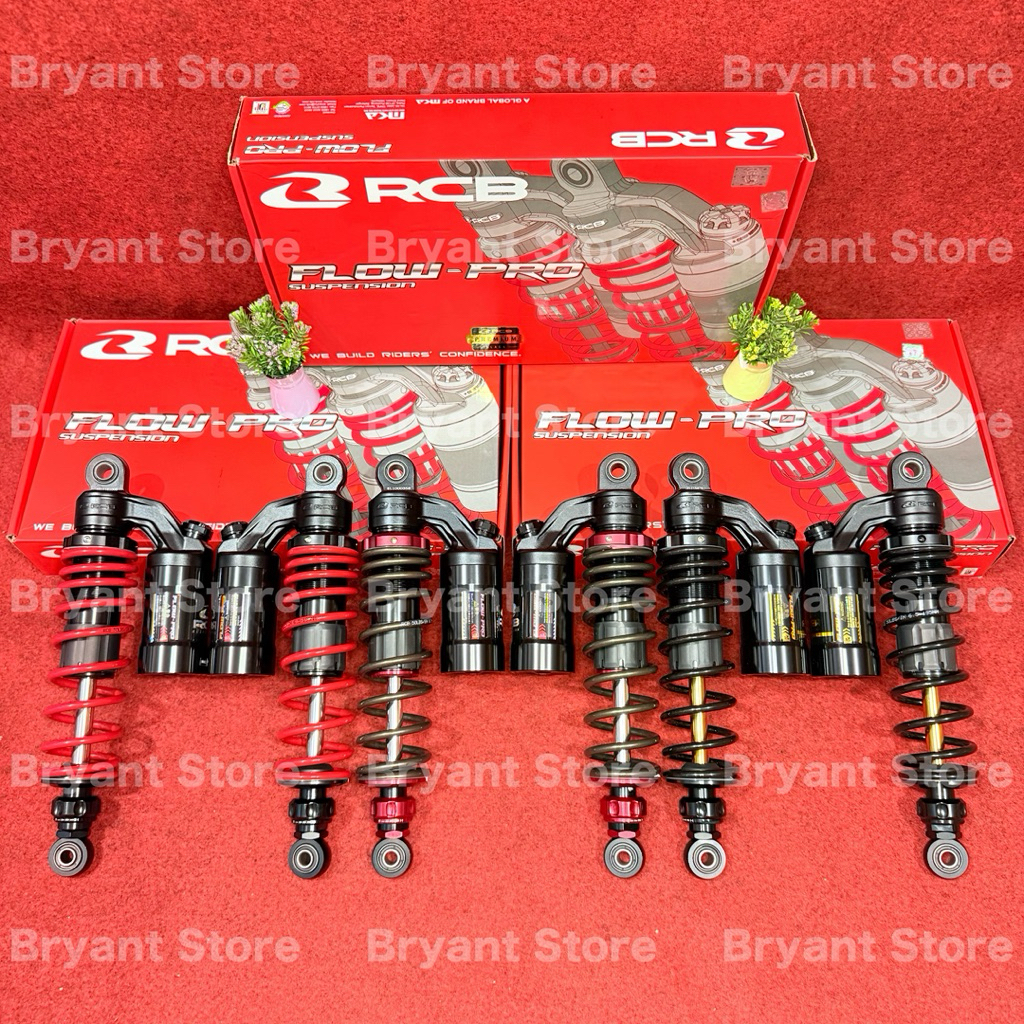 SHOCK BREAKER ORIGINAL RCB FLOW PRO DOUBLE KLIK TABUNG ATAS 275MM 320MM 335MM RX KING TIGER SUPRA X 