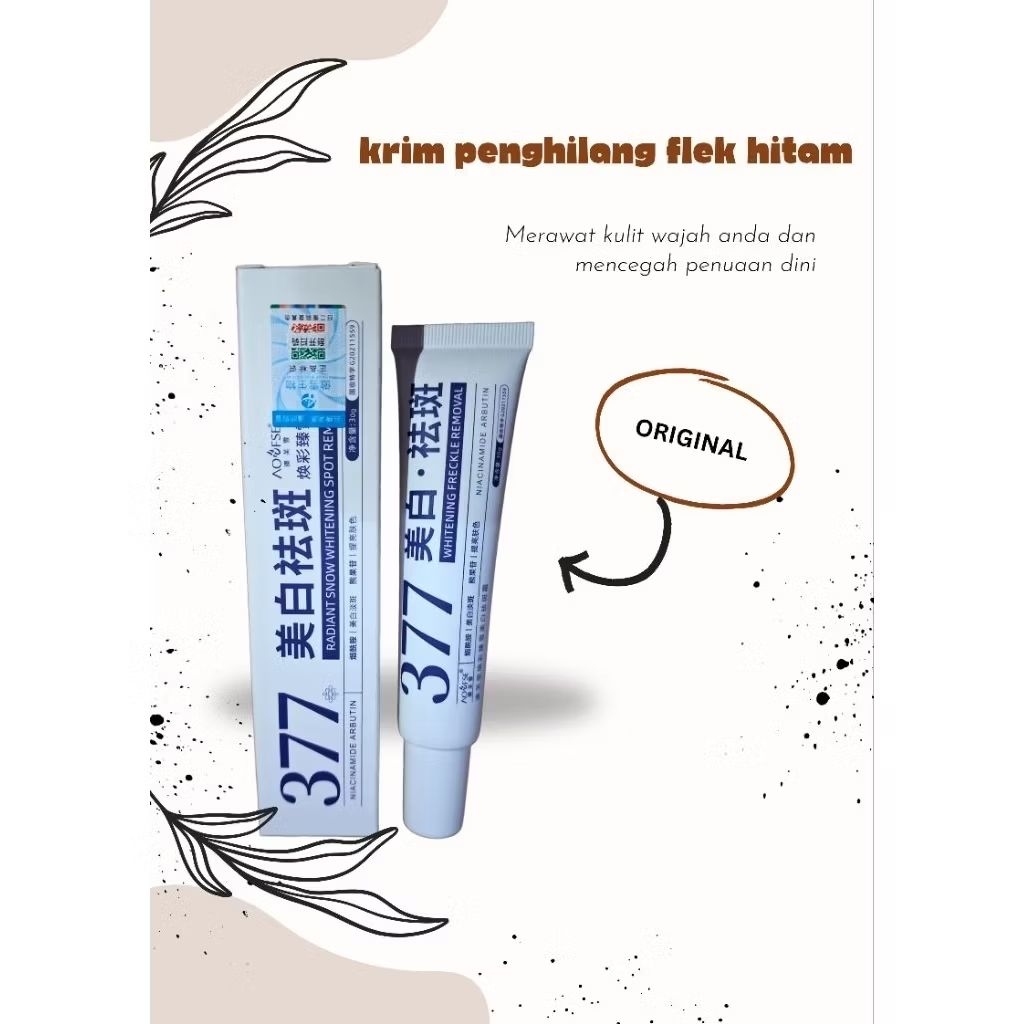 KRIM PEMUTIH PENGHILANG FLEK HITAM MEMBANDEL KRIM PEMUTIH 377