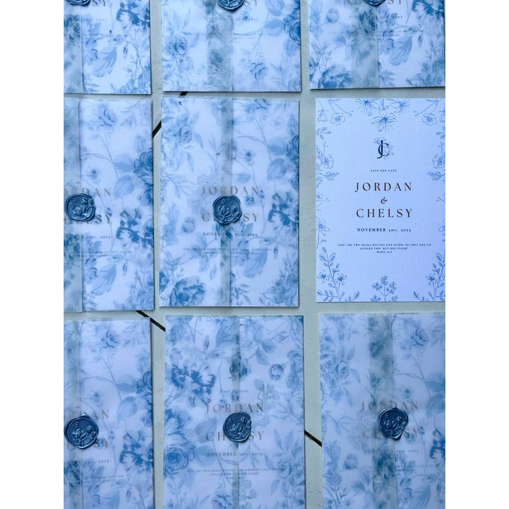 (20 pcs) UNDANGAN SOFTCOVER KALKIR MOTIF WAX SEAL