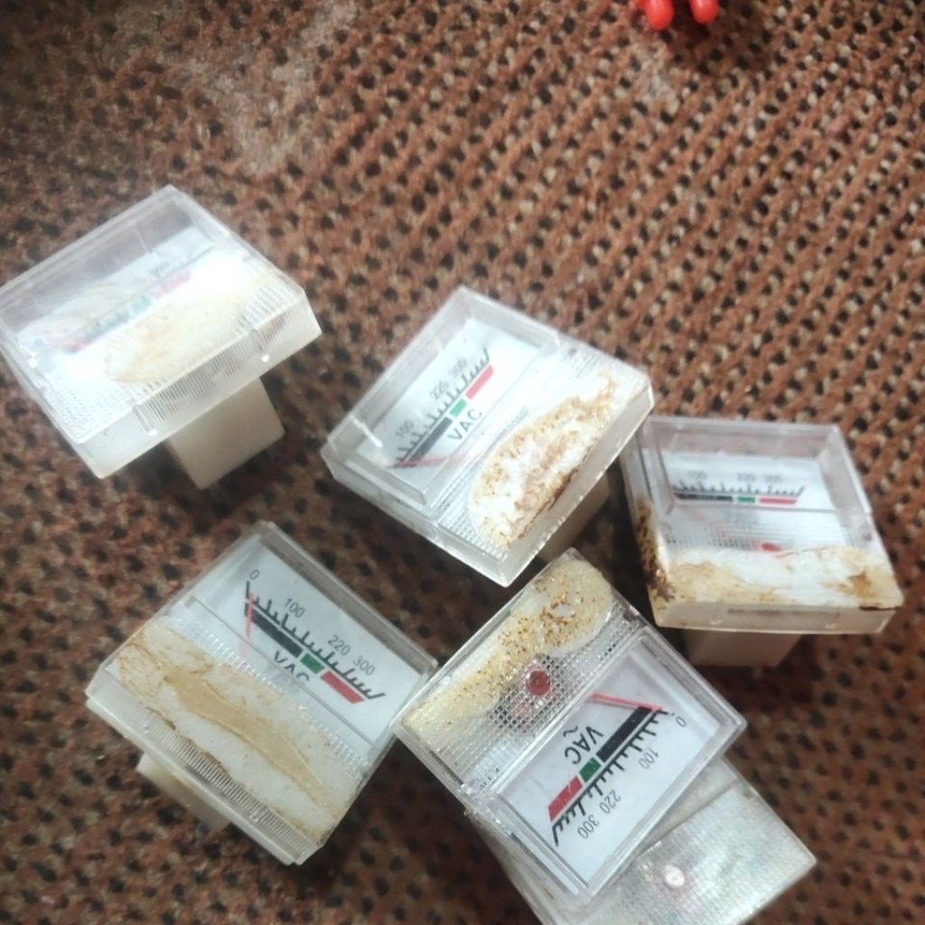 PALING MURAH VOLT METER PANEL VU METER AC 300VAC 40MM DPB40