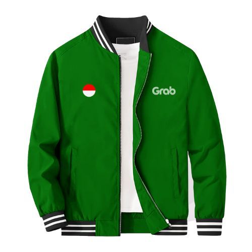 JAKET BASEBALL PRIA GRAB / VARSITY GRAB JACKET BRANDED PRIA OJOL GRAB / JAKET BOMBER DRIVER GRABBIKE