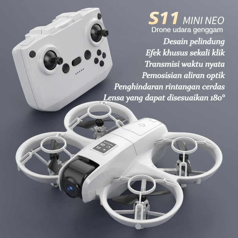 Drone s11mini FPV Camera 180° HD Sensor Anti Nabrak Penerbangan stabil Penghindaran rintangan otomat