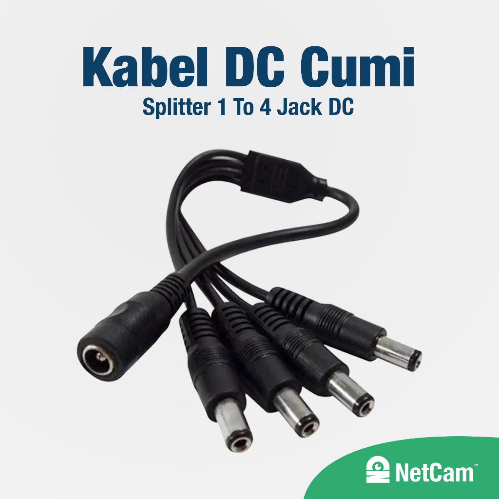 KABEL DC CUMI SPLITTER 1 TO 4 JACK DC