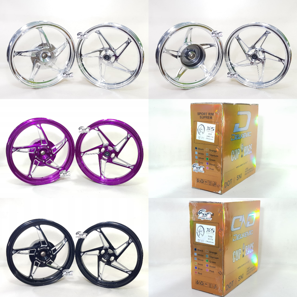 Pelek Velg DND Delkevic X-5 X5 Beat Scoopy Genio Vario 110 125 150 Palang 5