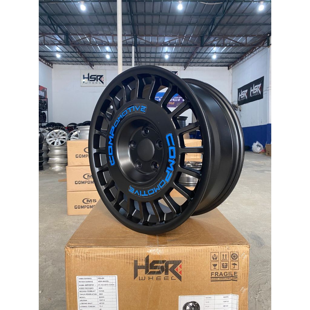 VELG MOBIL RACING SEMI RALLY RING 17 BAUT 5 UNTUK INNOVA RUSH TERIOS XPANDER