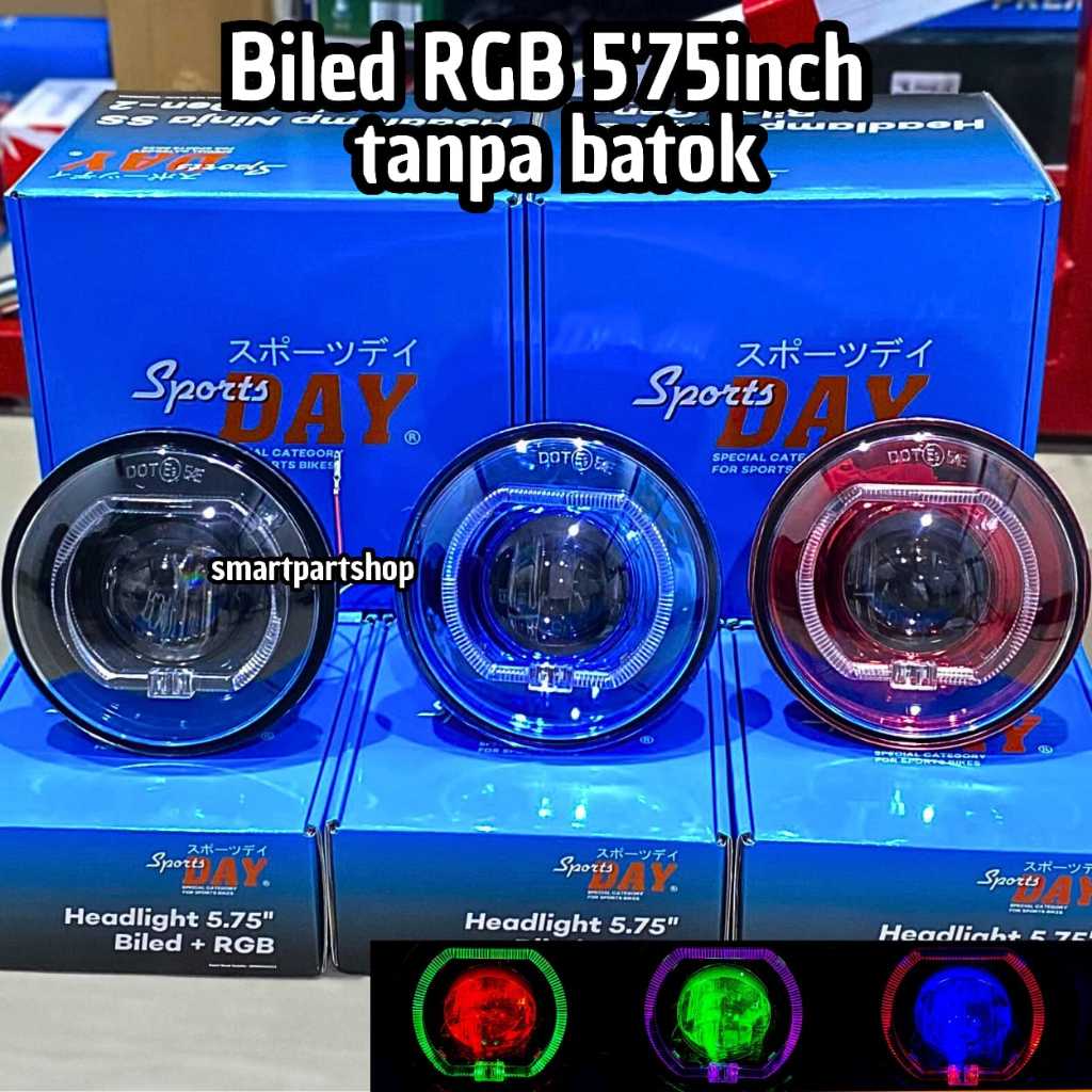 Lampu Biled RGB 5.75 Inch Refill Biled Pnp Batok Cd90 L2g Cb125 cb gl mp