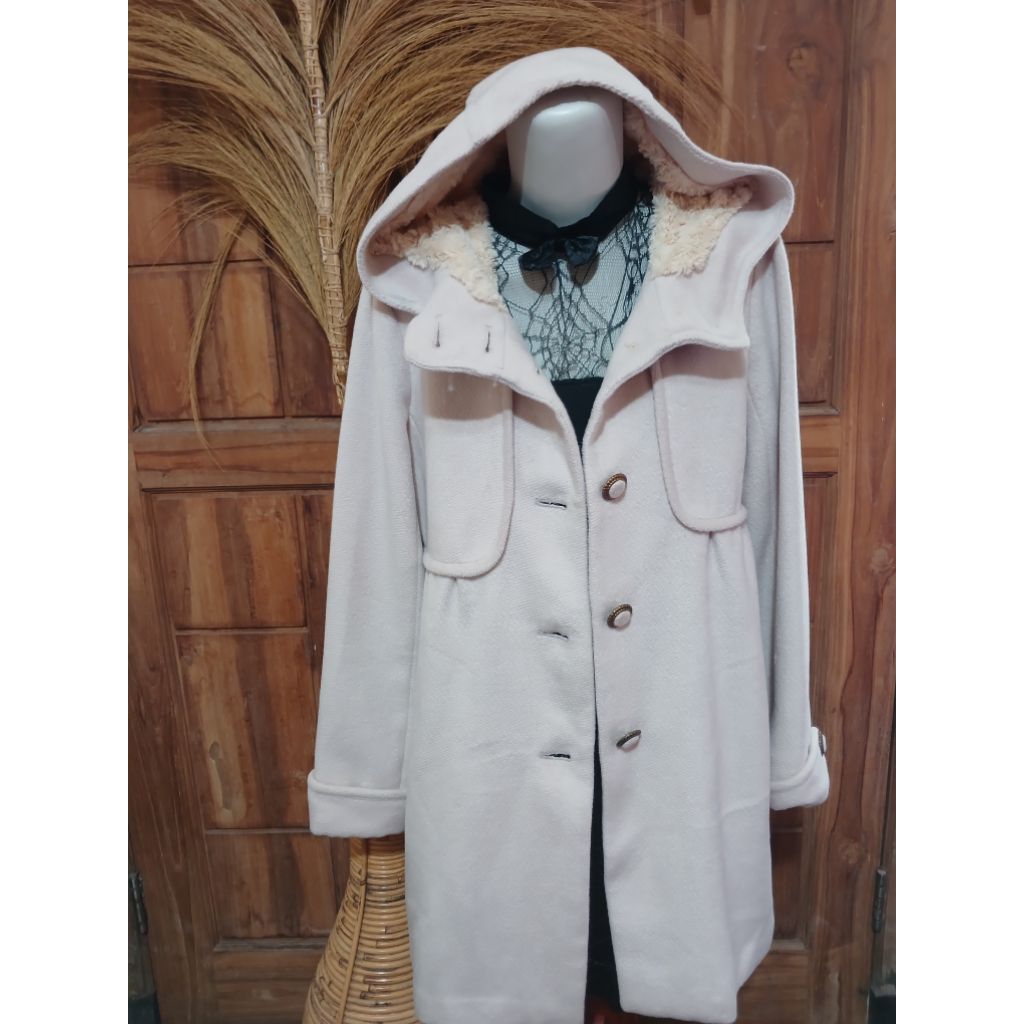 COAT WOL KAWAII AXES FEMME HOODIE