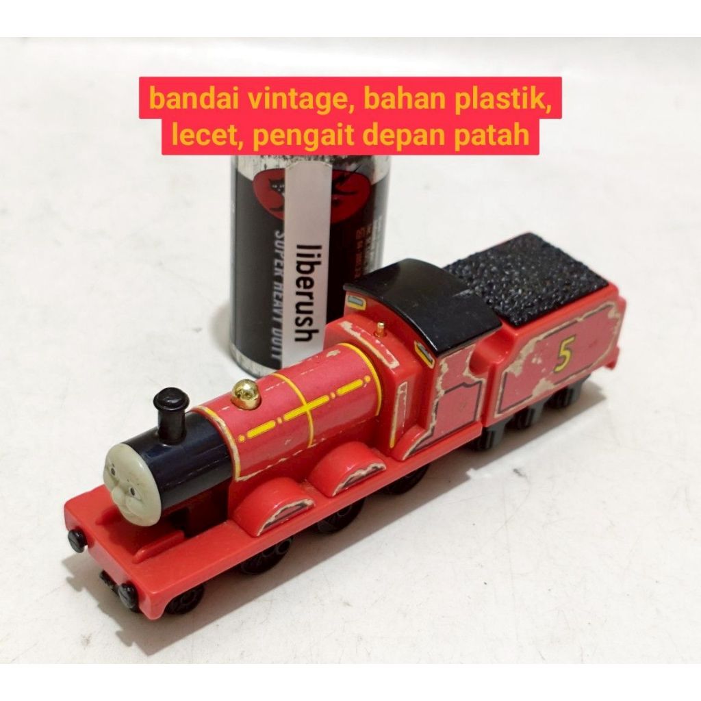 Minus Rare vintage bandai alloy Thomas & friends james plarail shinkansen train miniature character 