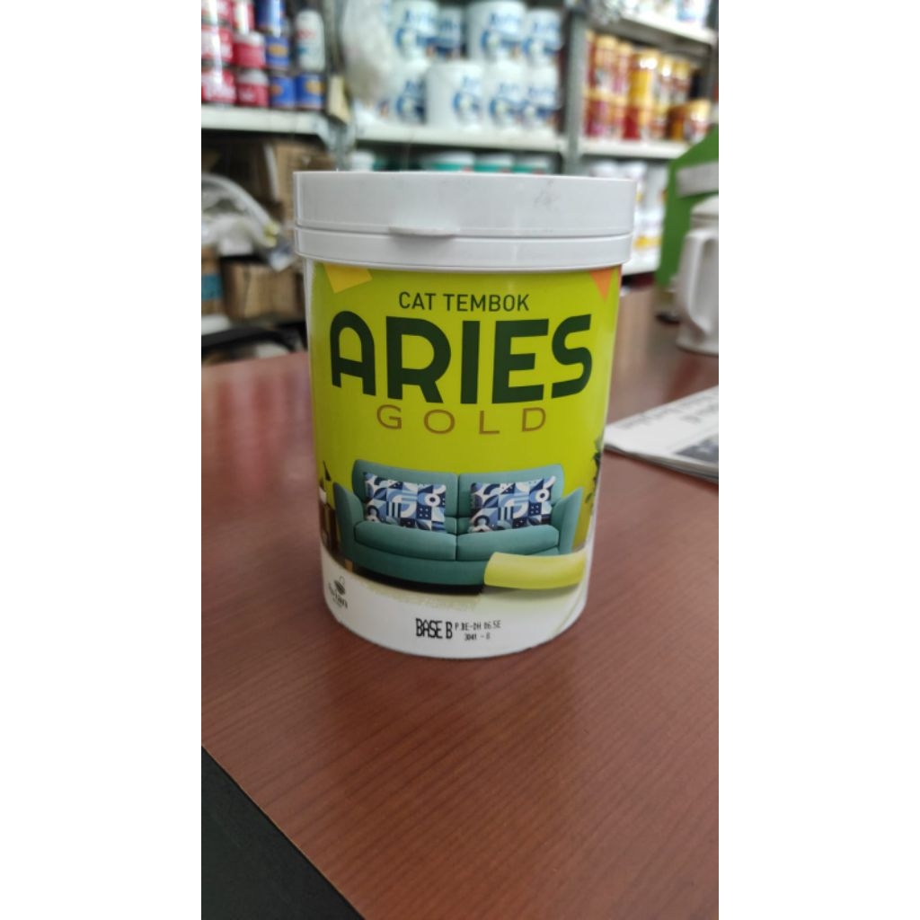 Aries Gold Cat Tembok 1kg