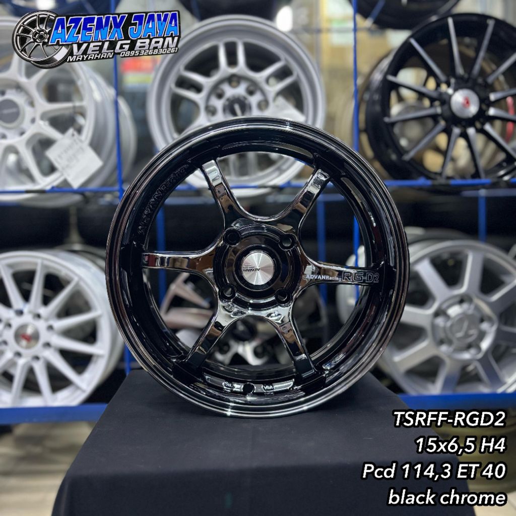 velg advan RGD2 R15 H4 pcd114,3