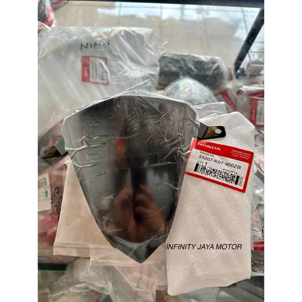 VISOR BATOK DEPAN BLADE, SUPRA X125 FI NEW ORI AHM