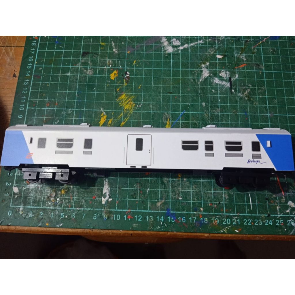 miniatur gerbong pembangkit lodaya , miniatur krl , miniatur lokomotif , miniatur kereta , railking