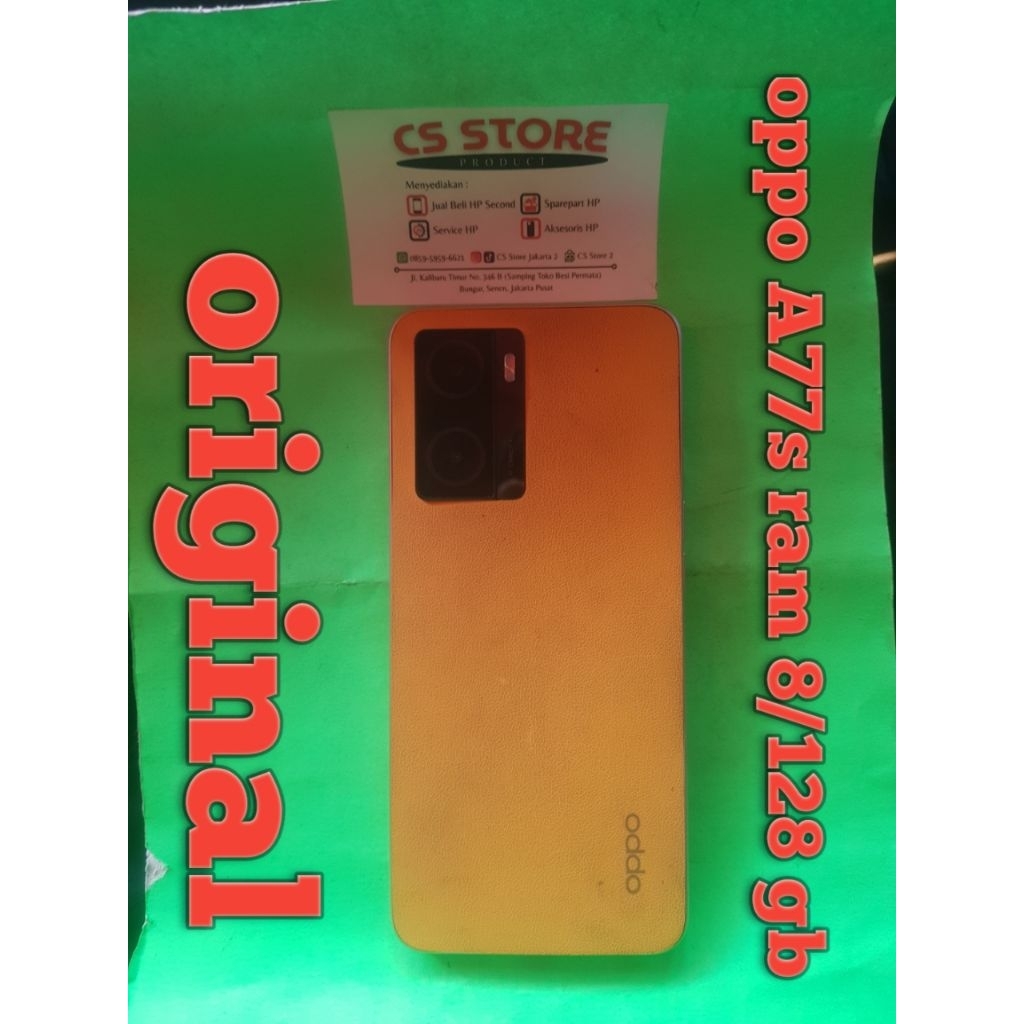 oppo a77s ram 8/128 gb original