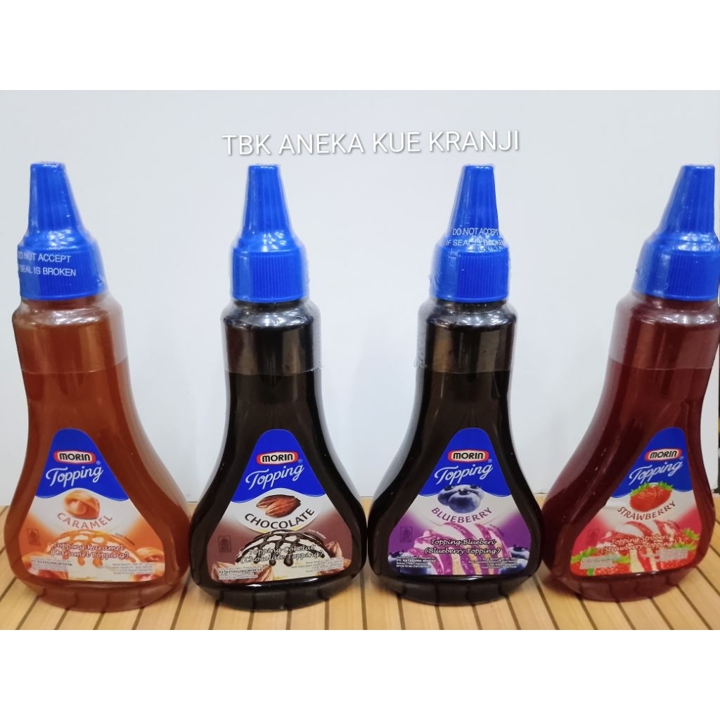 MORIN TOPPING BLUEBERY / MORIN TOPPING CARAMEL / MORIN TOPPING CHOCOLATE / MORIN TOPPING STRAWBERRY/