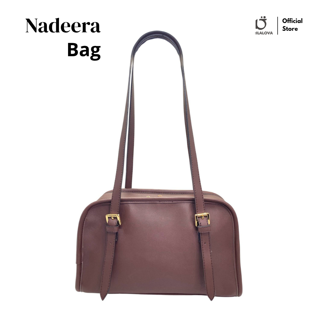 AQILALOVA Nadeera Tas Wanita Tas Komuter Stylish Tas Bahu Sholder Bag Elegan Ruang Luas