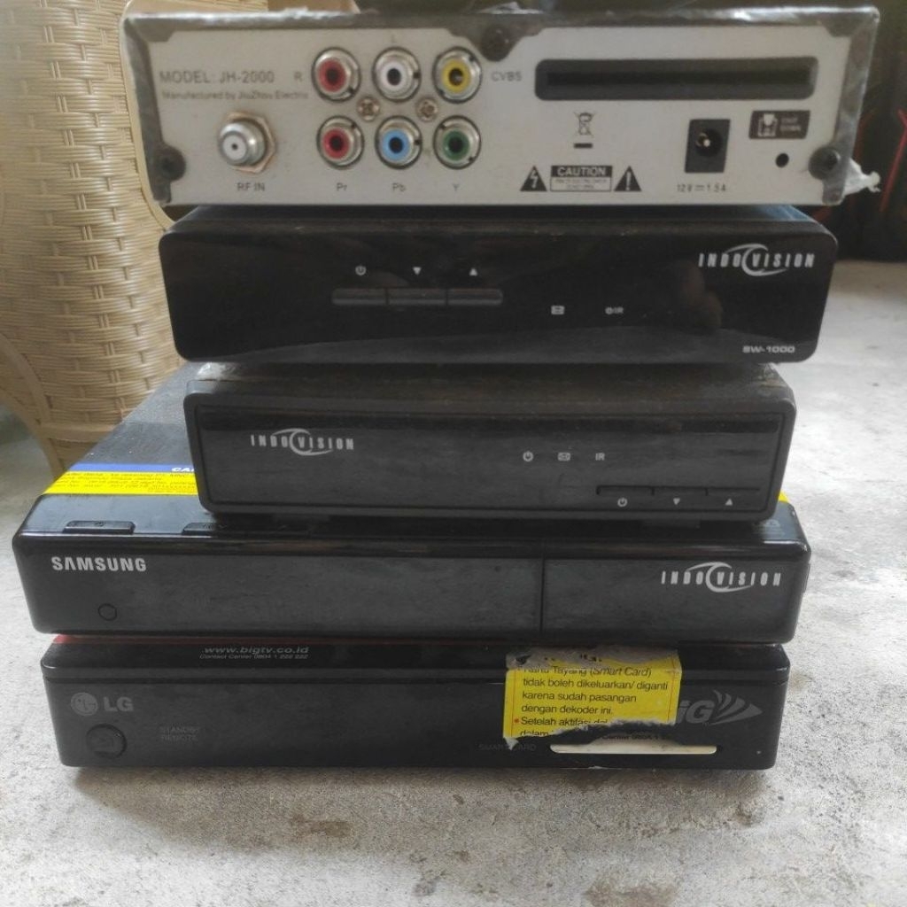 setbox Indovision  kondisi normal
