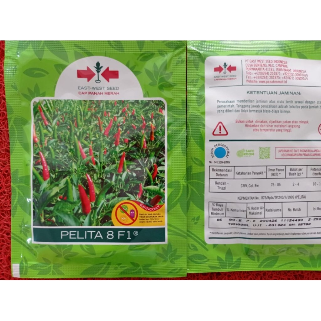 Bibit Cabe Rawit Pelita8 F1 @2.250 btr