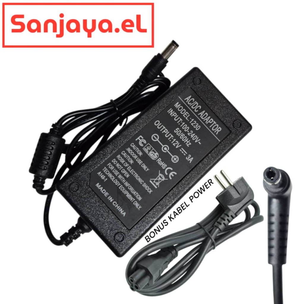 Adaptor Charger monitor Enlight LED Monitor ENLIGHT 12V 3A