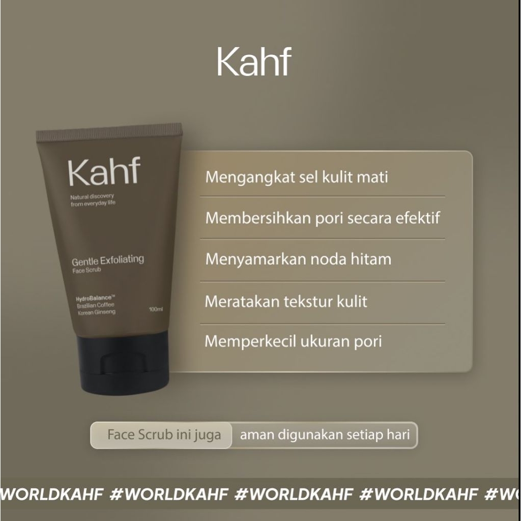 Kahf Face Scrub Gentle Exfoliating