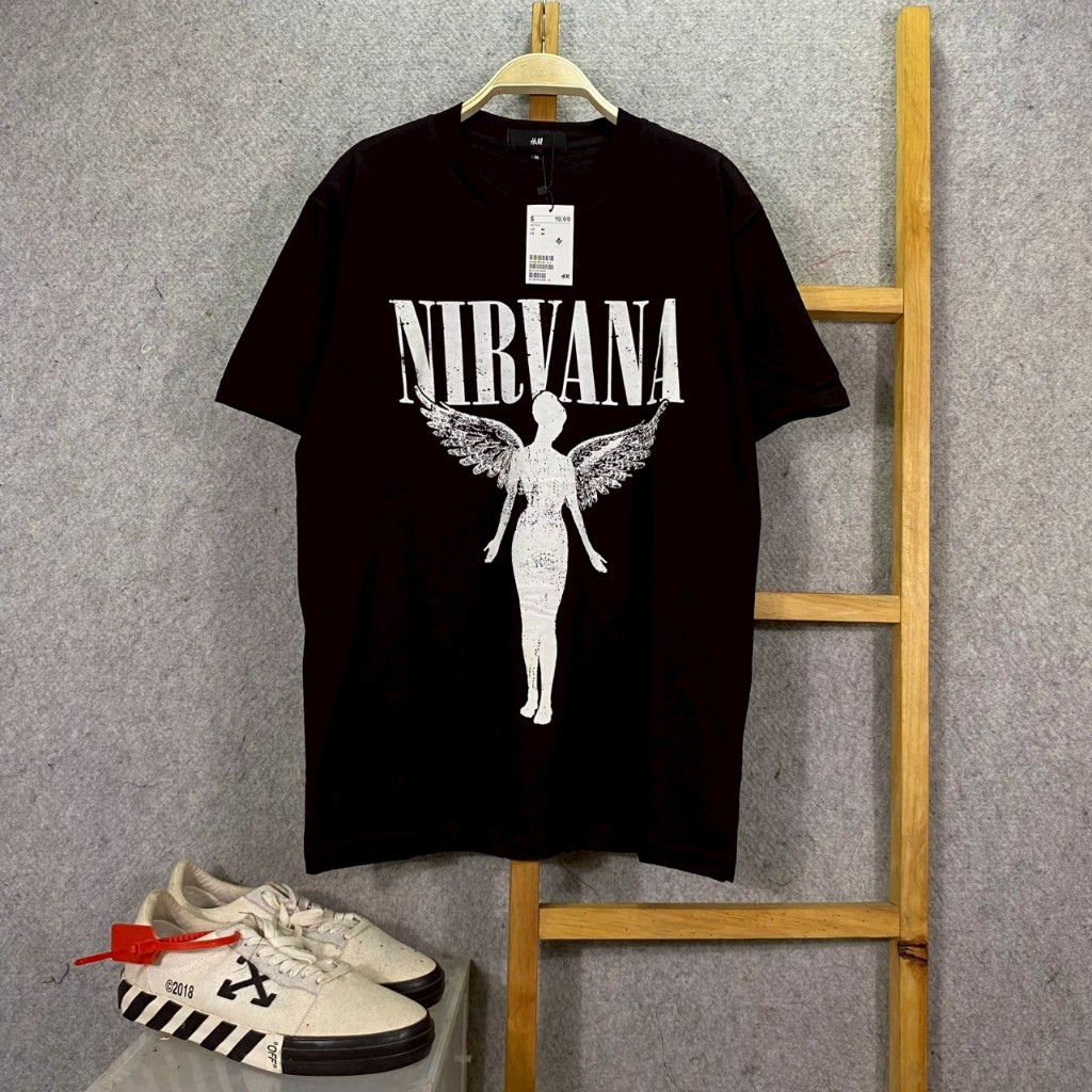 Kaos Baju Nirvana H&M