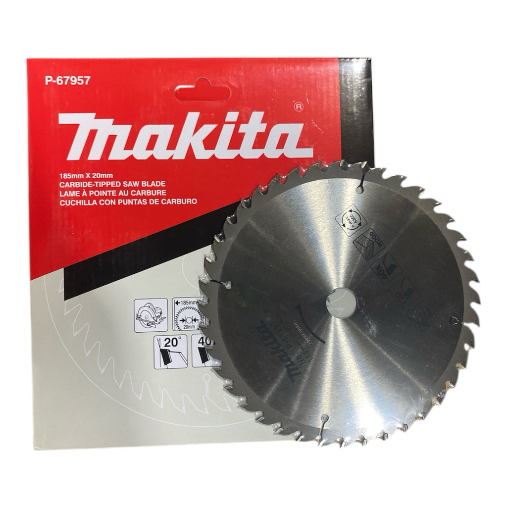 mata serkel Makita Ori 7in mata 40T / mata potong kayu