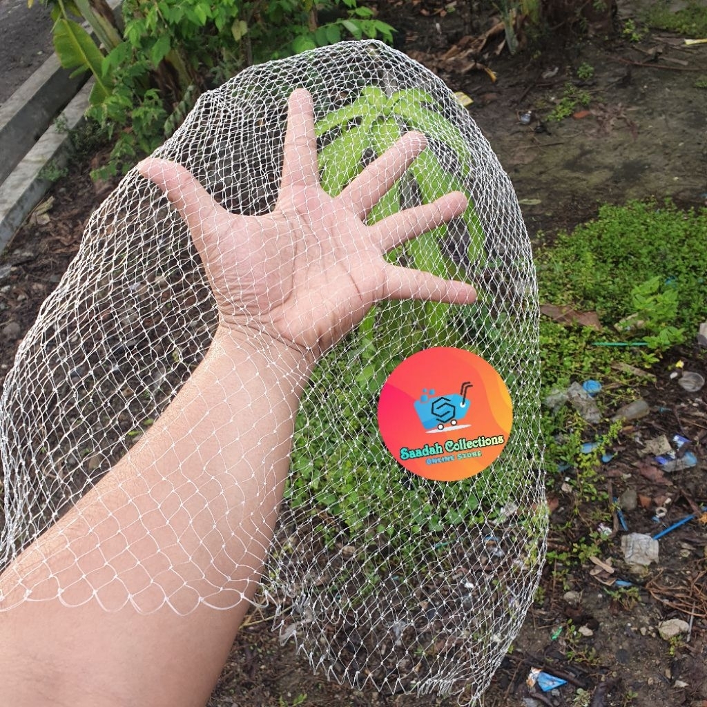 Jaring serok ikan seser ikan bahan senar lebar 50cm