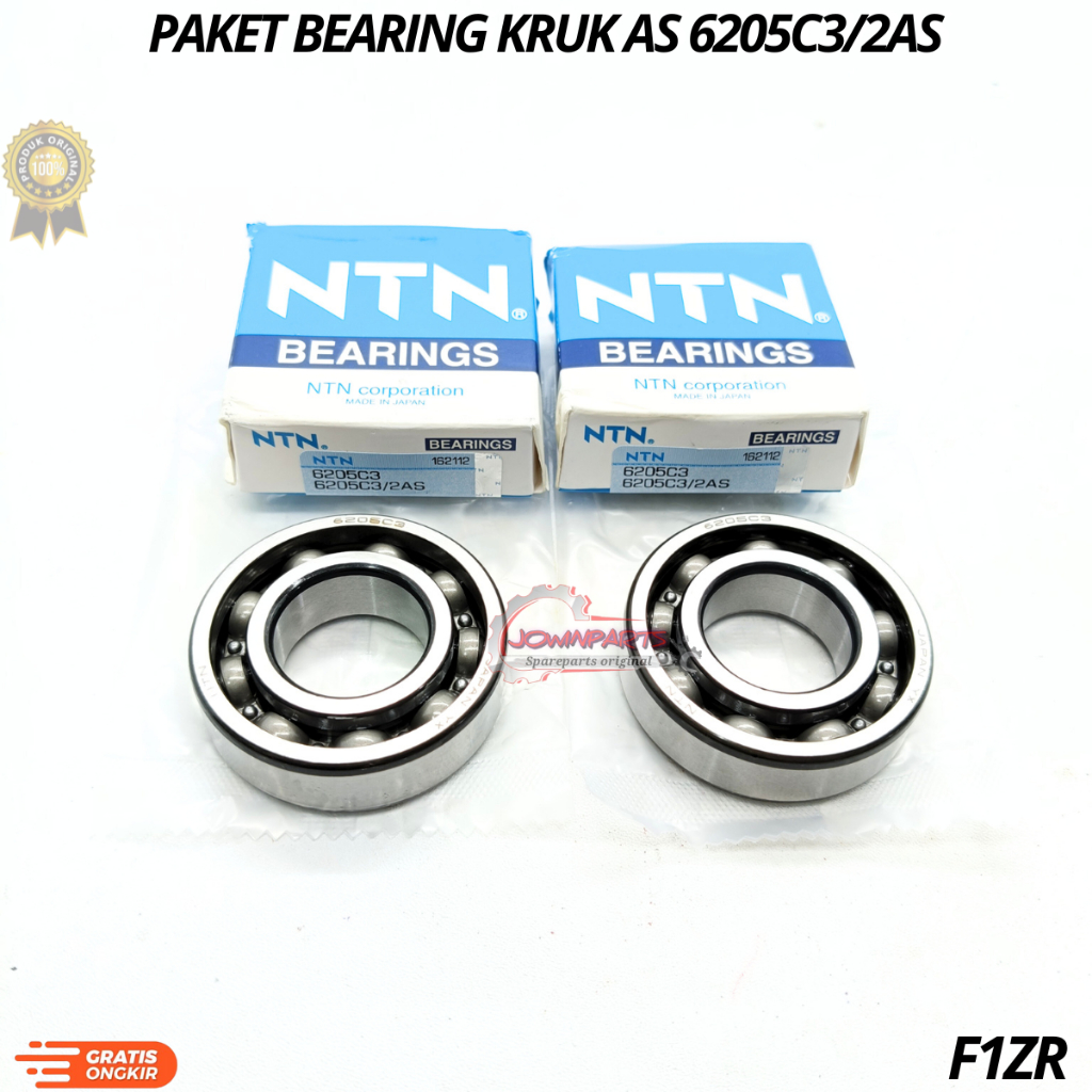 Bearing kruk as NTN 6205C3/2AS F1ZR kualitas original asli laher lahar klahar bering