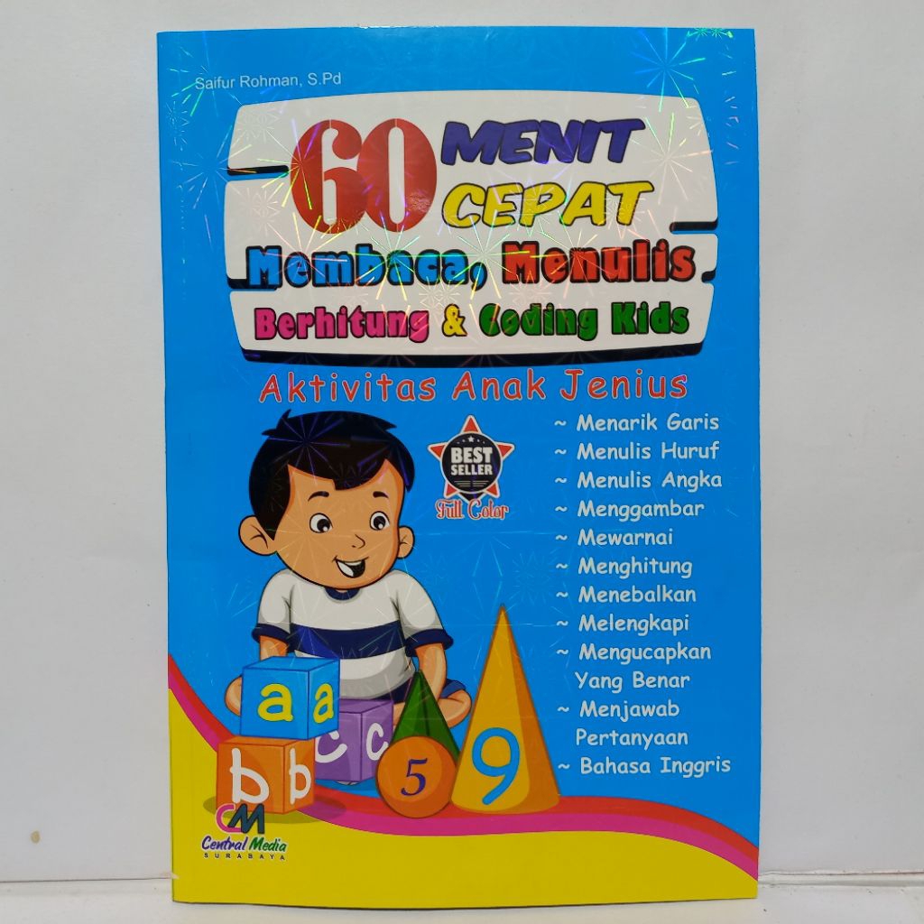 60 Menit Cepat Membaca, Menulis, Berhitung, & Coding Kids - CM