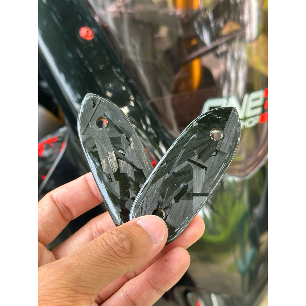 MIRROR BLANKING KARBON FORGED YAMAHA R15v3 R15v4 R25NEW