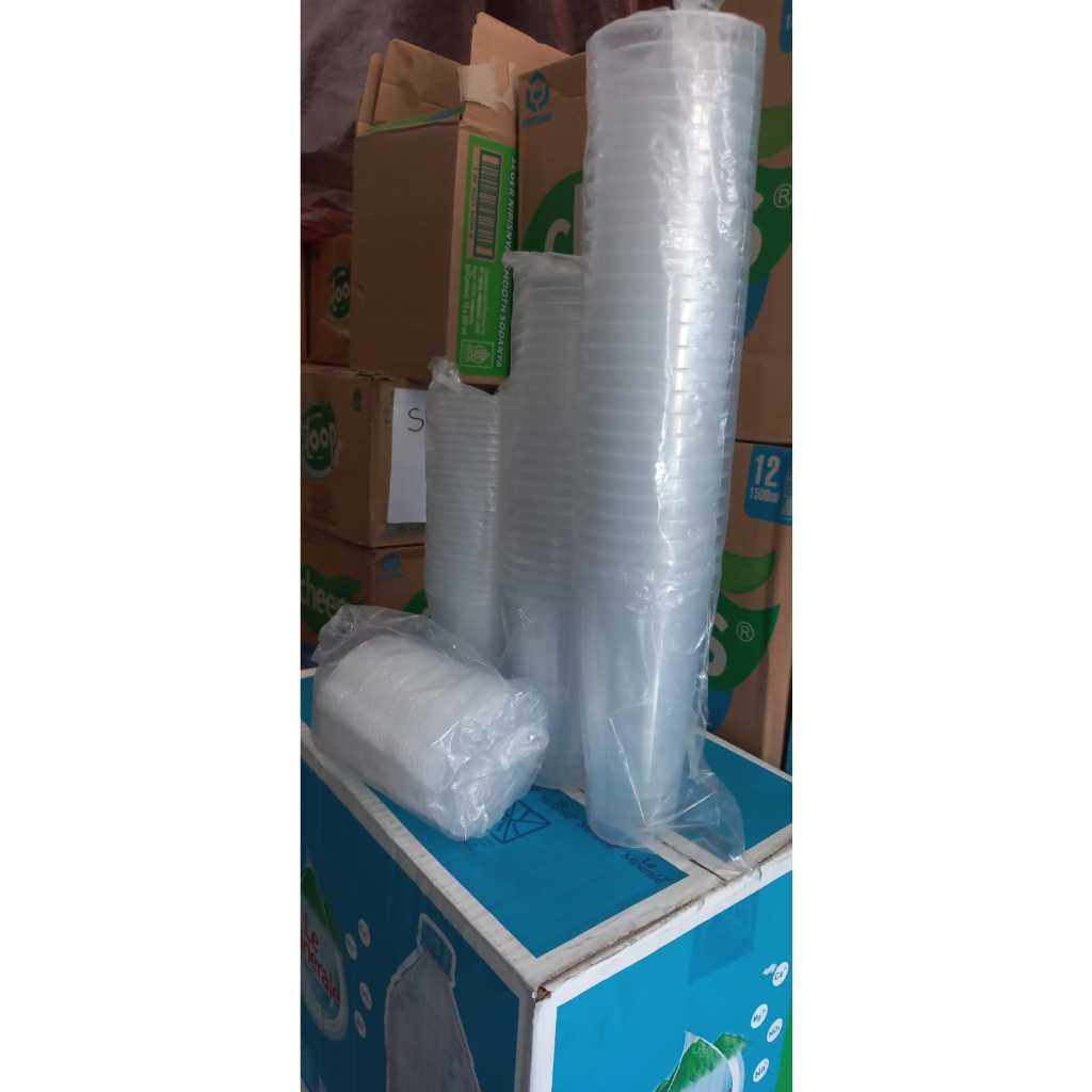 Thinwall CUP INJECTION foodgrade tahan panas DENGAN TUTUP