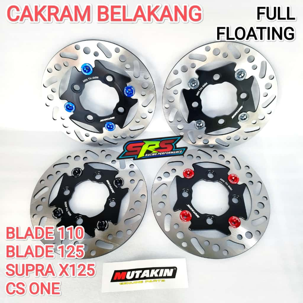 MUTAKIN CAKRAM BELAKANG floating SUPRA X 125 BLADE 125 CS ONE ORIGINAL