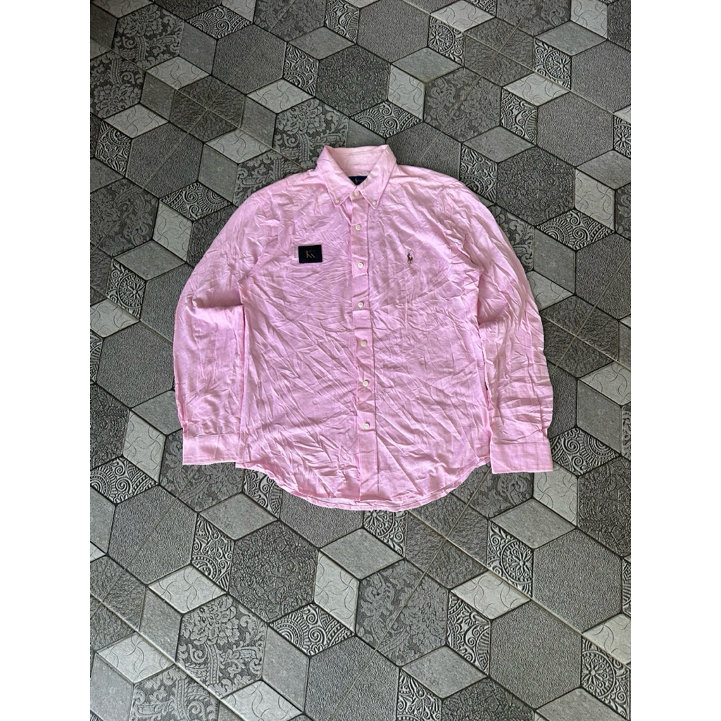 Polo Ralph Lauren Oxford Pink Cotton Shirts