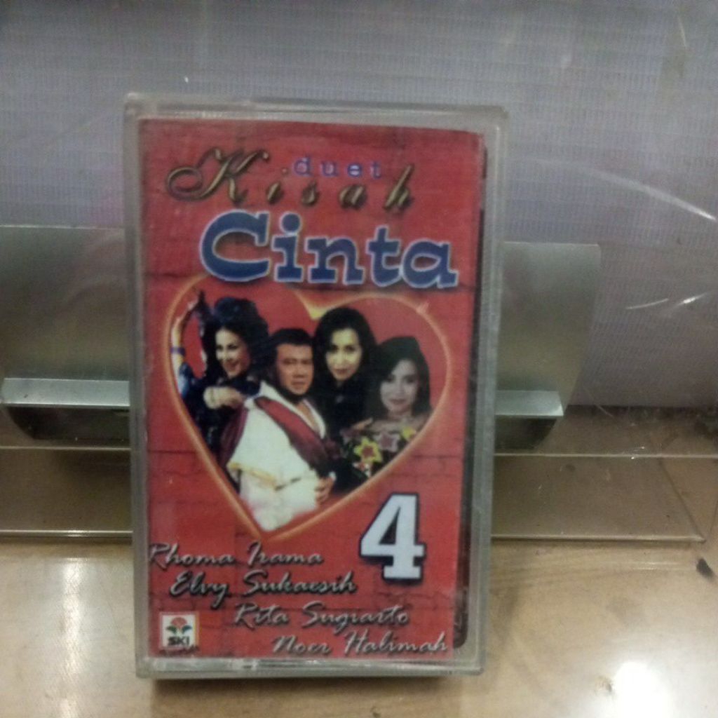 kaset pita original duet kisah cinta rhoma irama , elvy sukesih rita sugiarto