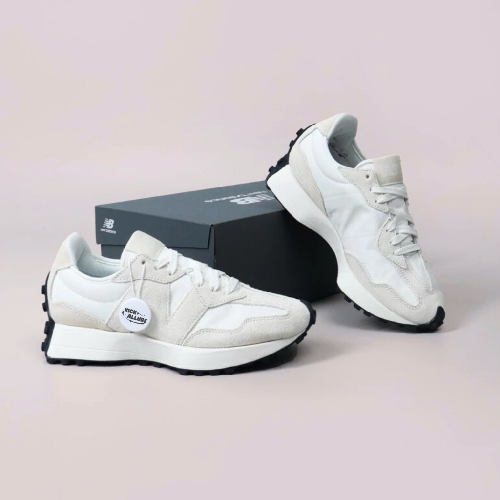 New Balance 327 White Sea Salt Suede