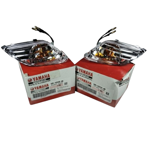 Lampu sen ritting DEPAN set kiri dan kanan Yamaha Vega R lama Original 5ER-H3320-00 5ER-H3310-00