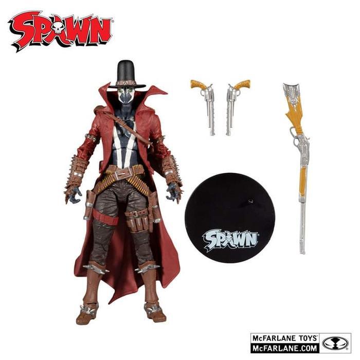 MCFARLANE TOYS GUNSLINGER SPAWN COBOY DELUXE RECORD BREAKING COMIC