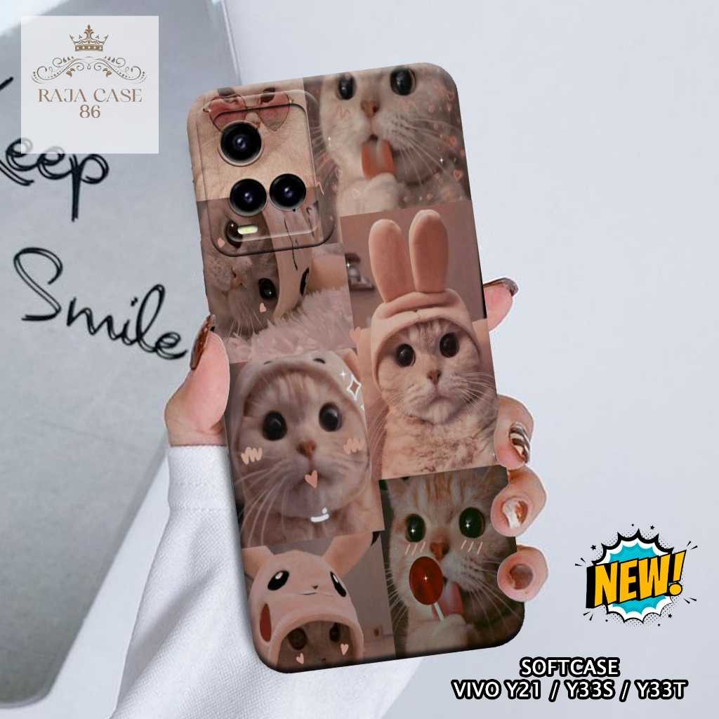 Case Vivo Y21 / Y33s / Y33t - casing Vivo Y21 - Motif case Aesthetic - Pelindung handphone - Vivo - 